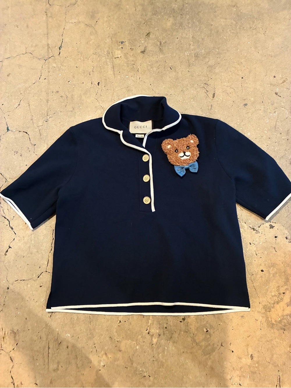 LIMITED EDITION Gucci x Kai Teddy Bear Polo
